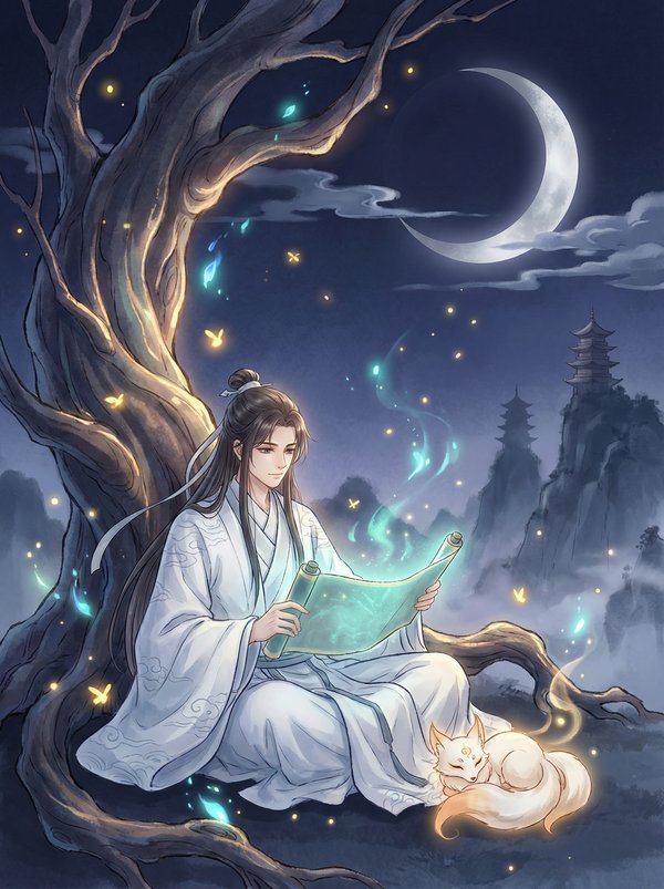 蘑菇视频-月下书生