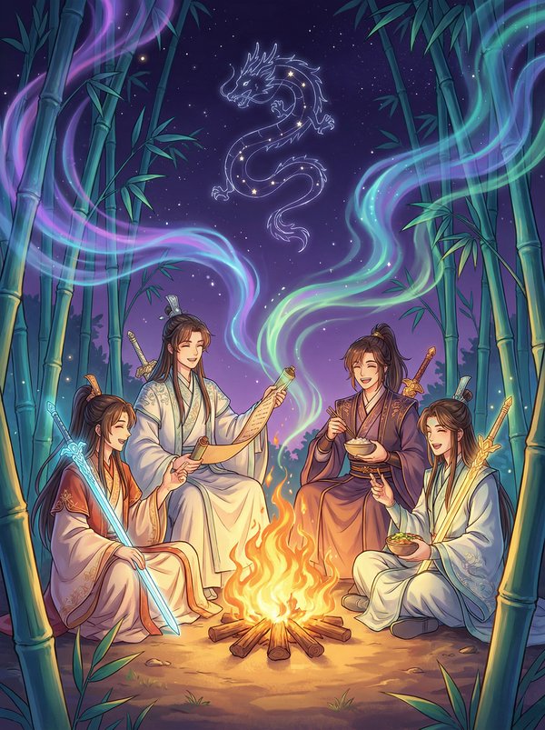 蘑菇视频-竹林夜话